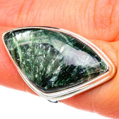 Seraphinite Rings handcrafted by Ana Silver Co - RING99765