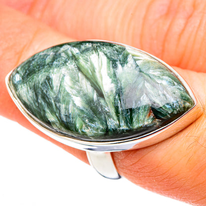 Seraphinite Rings handcrafted by Ana Silver Co - RING99769