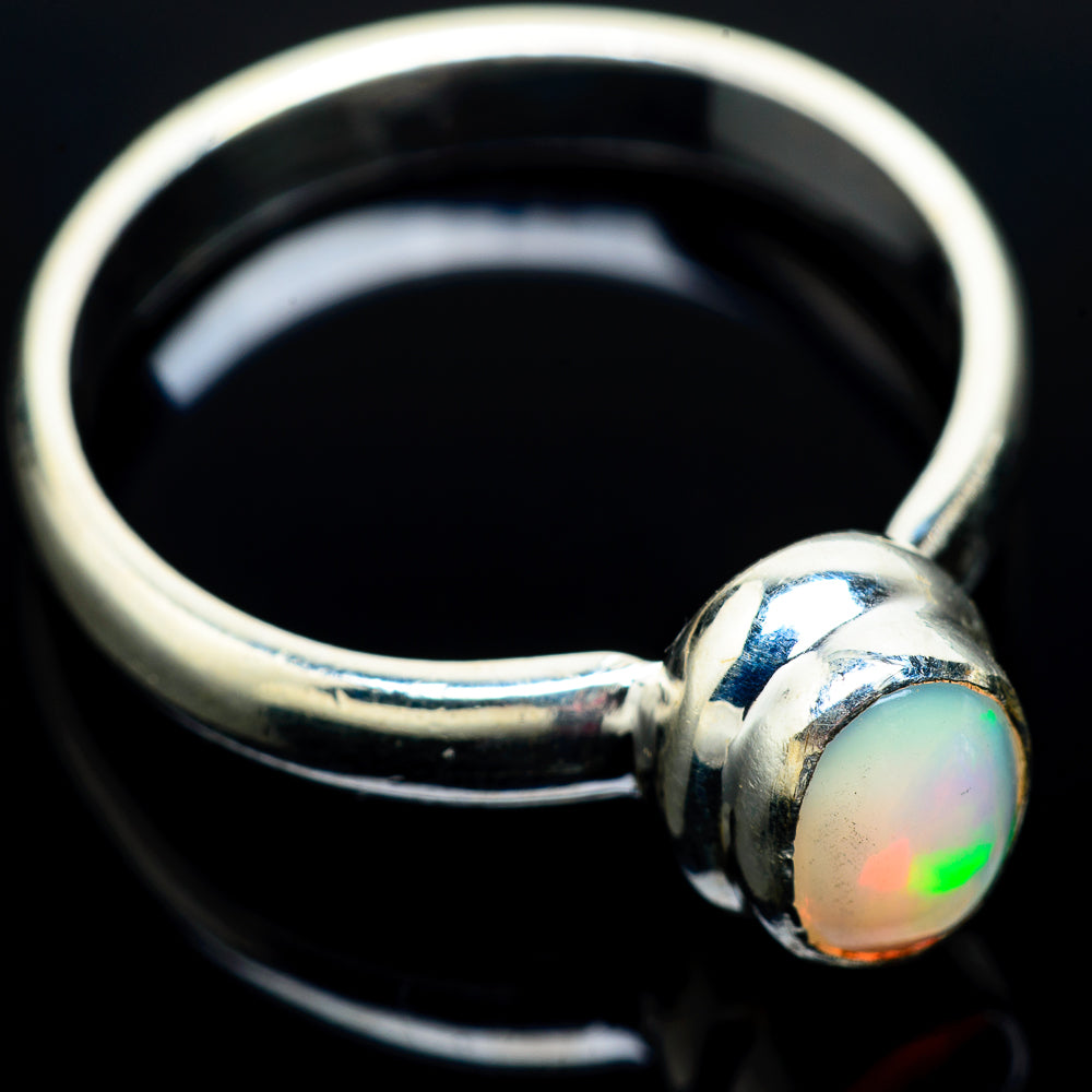 Ethiopian Opal Rings handcrafted by Ana Silver Co - RING9976