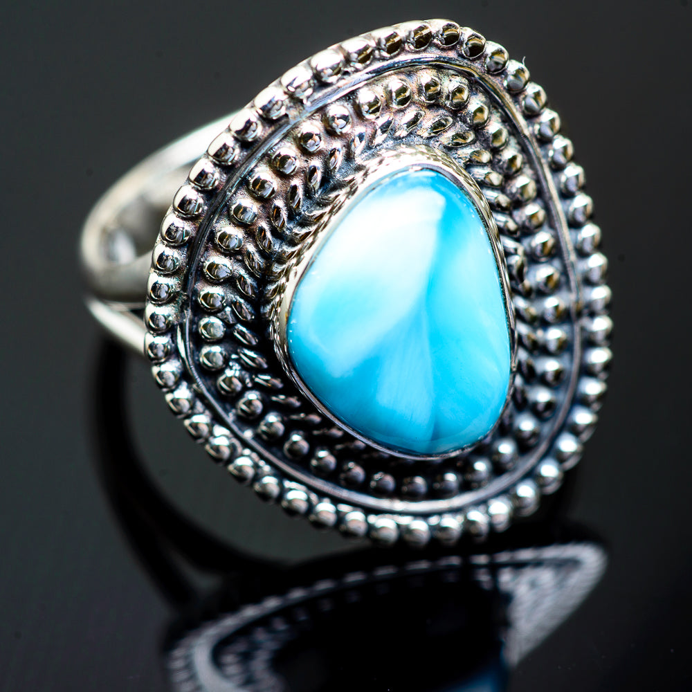 Larimar Rings handcrafted by Ana Silver Co - RING997703