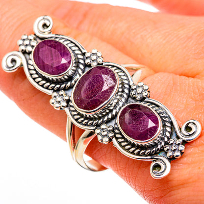 Ruby Rings handcrafted by Ana Silver Co - RING99775