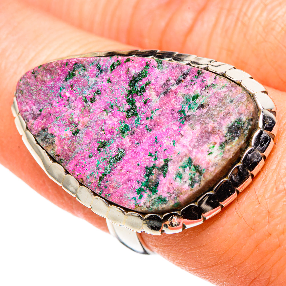 Cobalto Calcite Druzy Rings handcrafted by Ana Silver Co - RING99776