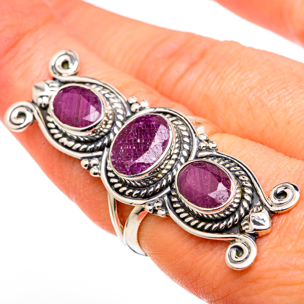 Ruby Rings handcrafted by Ana Silver Co - RING99777