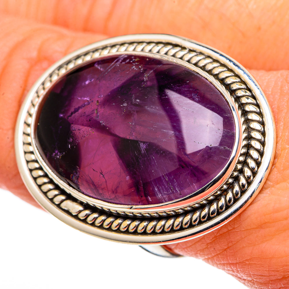 Star Amethyst Rings handcrafted by Ana Silver Co - RING99780