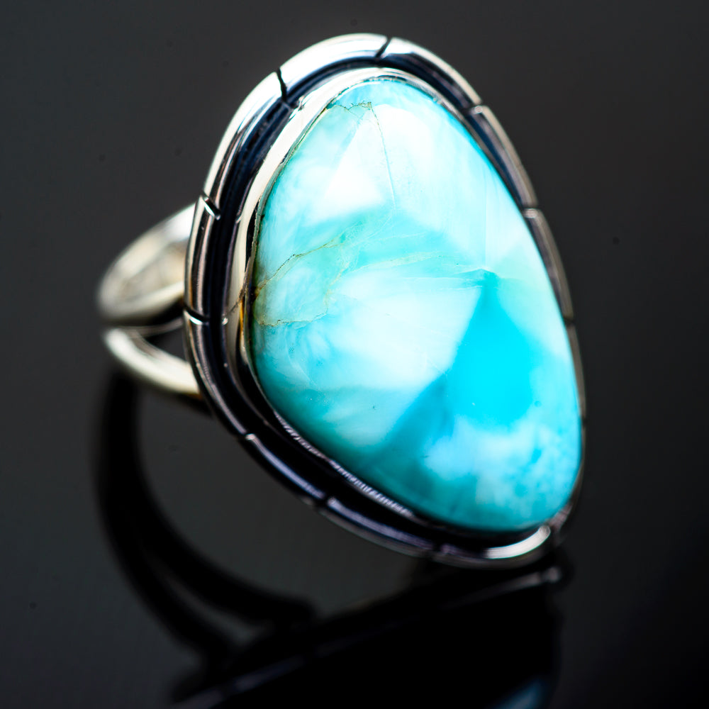 Larimar Rings handcrafted by Ana Silver Co - RING997884