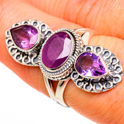 Ruby Rings handcrafted by Ana Silver Co - RING99788