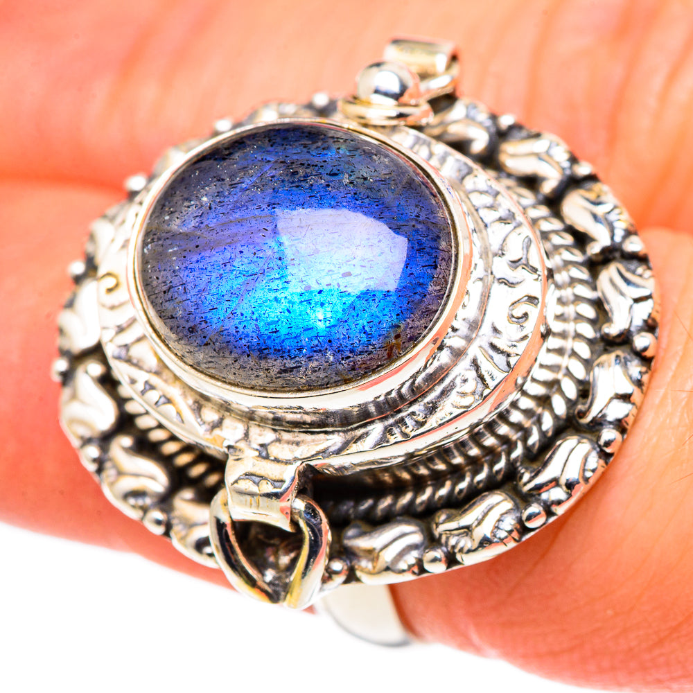 Labradorite Rings handcrafted by Ana Silver Co - RING99796