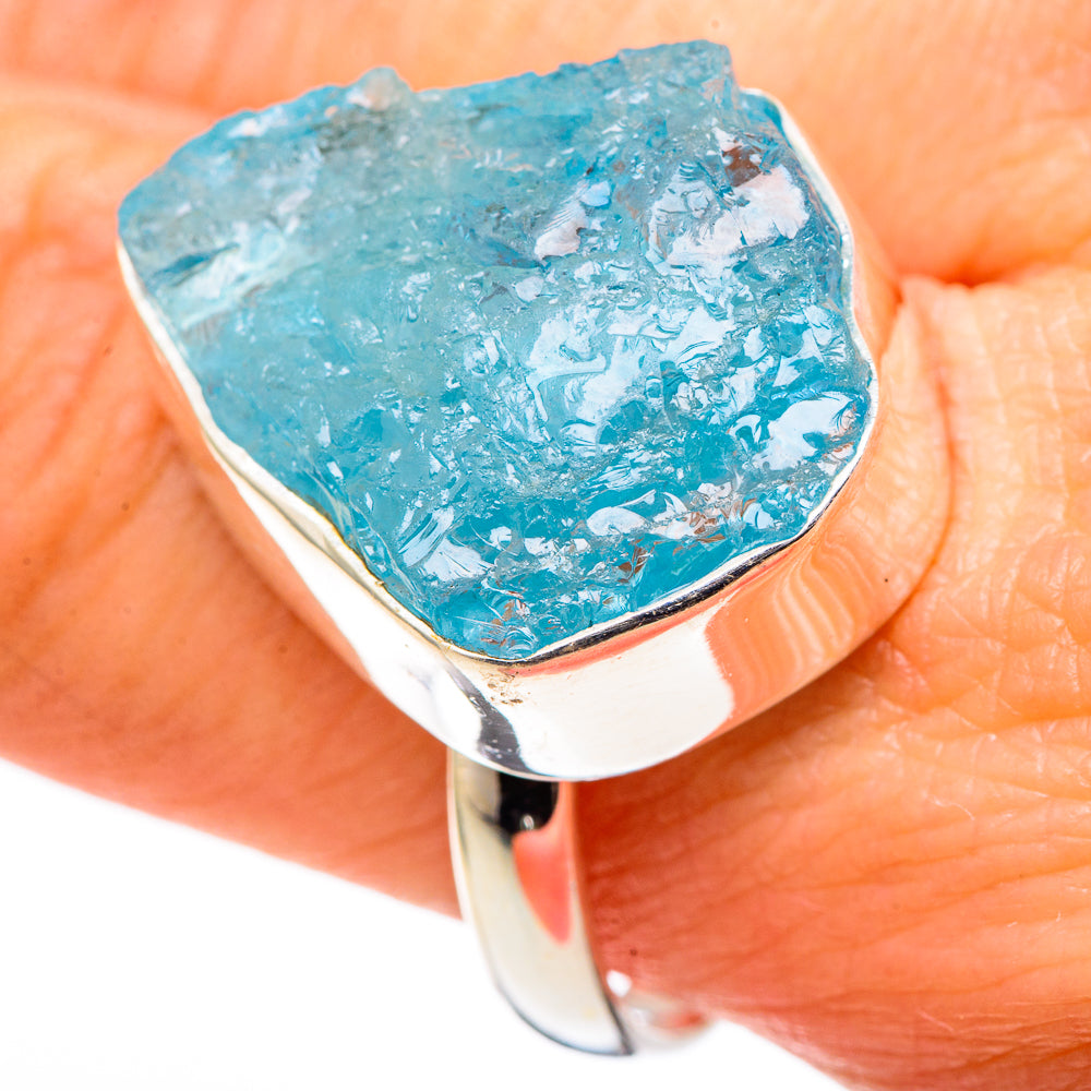 Aquamarine Rings handcrafted by Ana Silver Co - RING99798