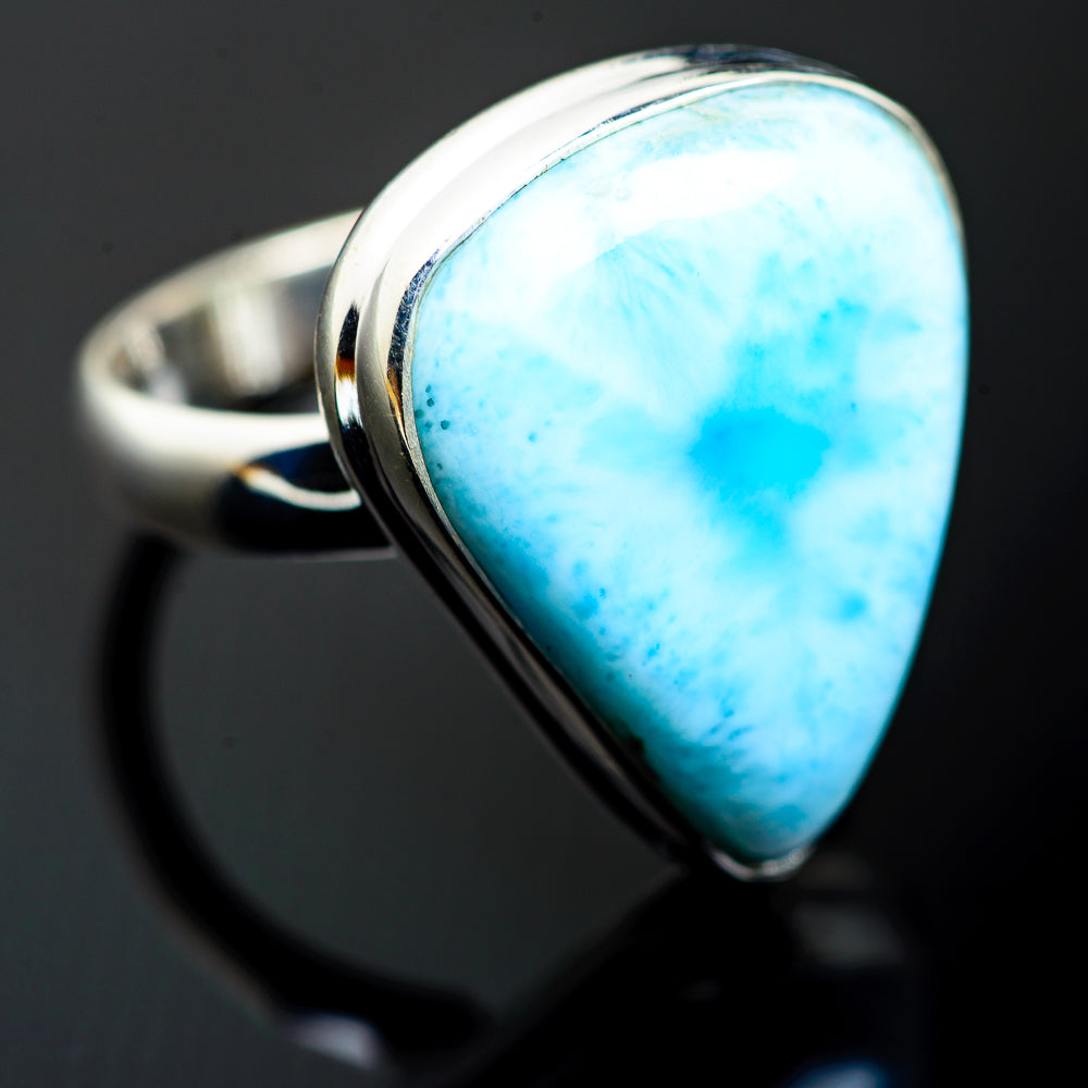 Larimar Rings handcrafted by Ana Silver Co - RING998018