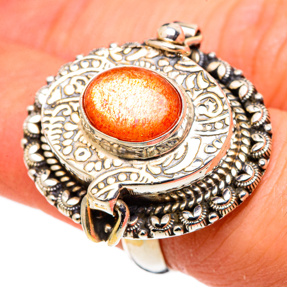Sunstone Rings handcrafted by Ana Silver Co - RING99814