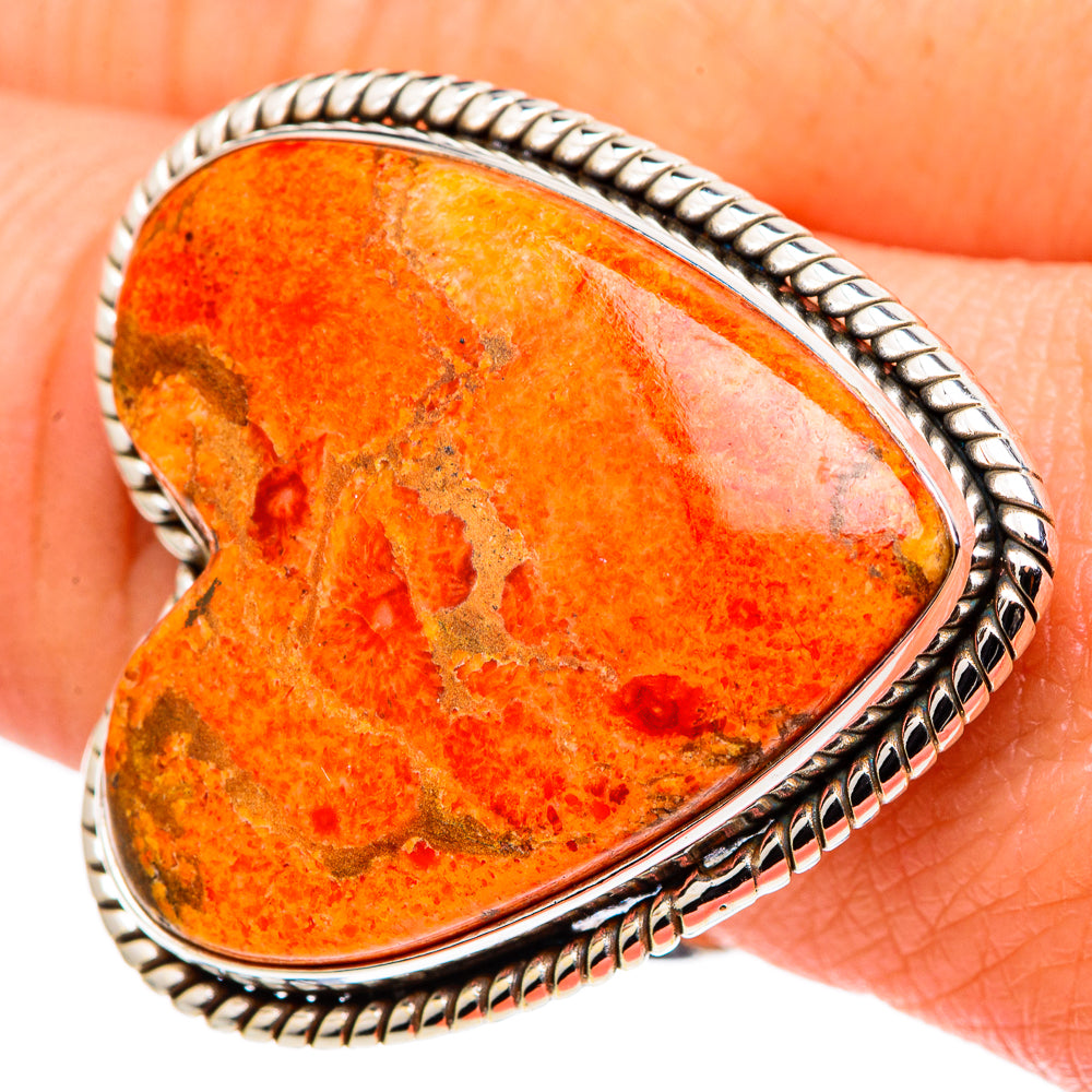 Sponge Coral Rings handcrafted by Ana Silver Co - RING99815