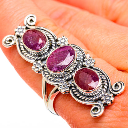 Ruby Rings handcrafted by Ana Silver Co - RING99816