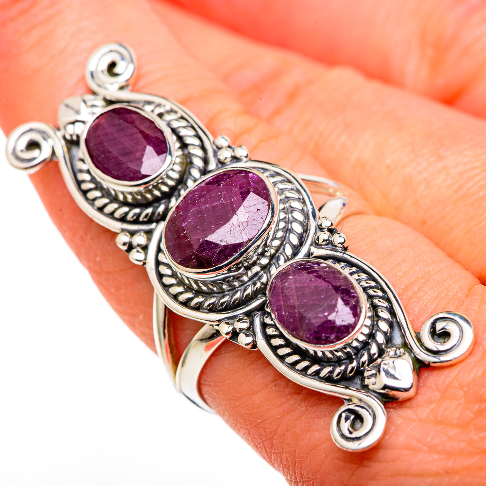 Ruby Rings handcrafted by Ana Silver Co - RING99818