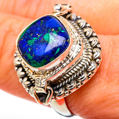 Azurite Rings handcrafted by Ana Silver Co - RING99826