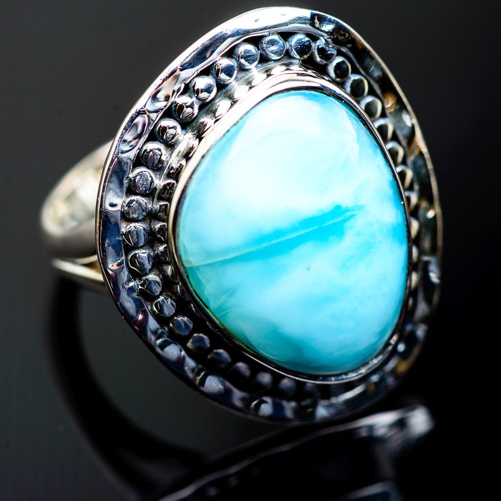 Larimar Rings handcrafted by Ana Silver Co - RING998269