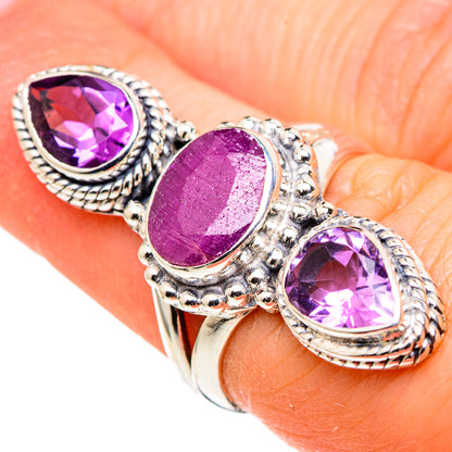 Ruby Rings handcrafted by Ana Silver Co - RING99827