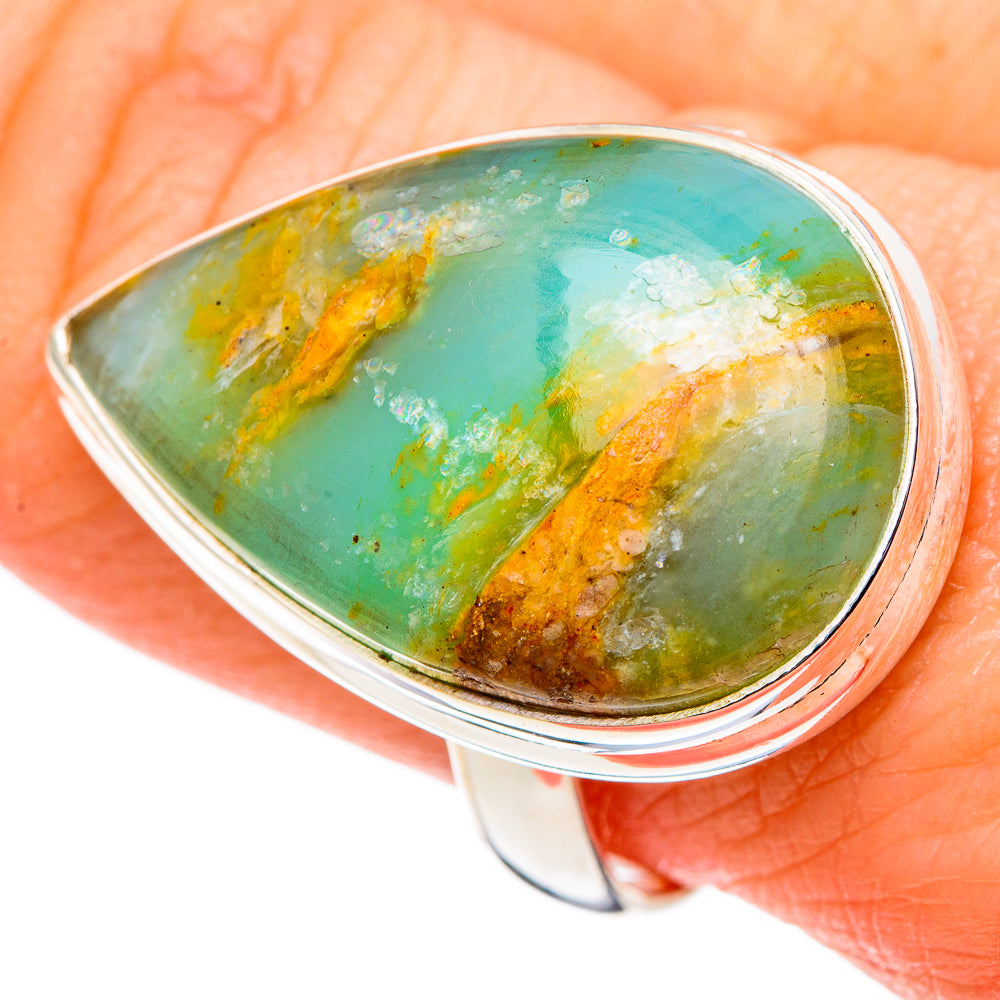 Peruvian Opal Rings handcrafted by Ana Silver Co - RING99831