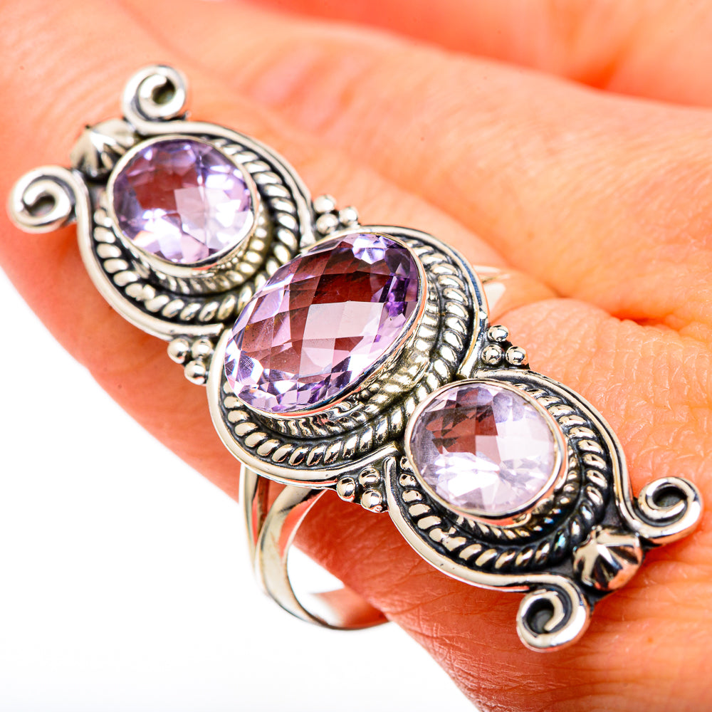 Amethyst Rings handcrafted by Ana Silver Co - RING99854