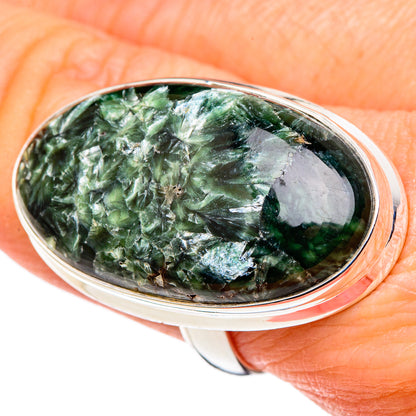 Seraphinite Rings handcrafted by Ana Silver Co - RING99859