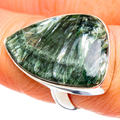 Seraphinite Rings handcrafted by Ana Silver Co - RING99860