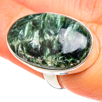Seraphinite Rings handcrafted by Ana Silver Co - RING99863