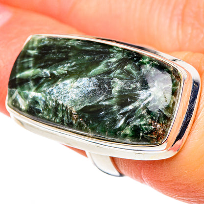 Seraphinite Rings handcrafted by Ana Silver Co - RING99864