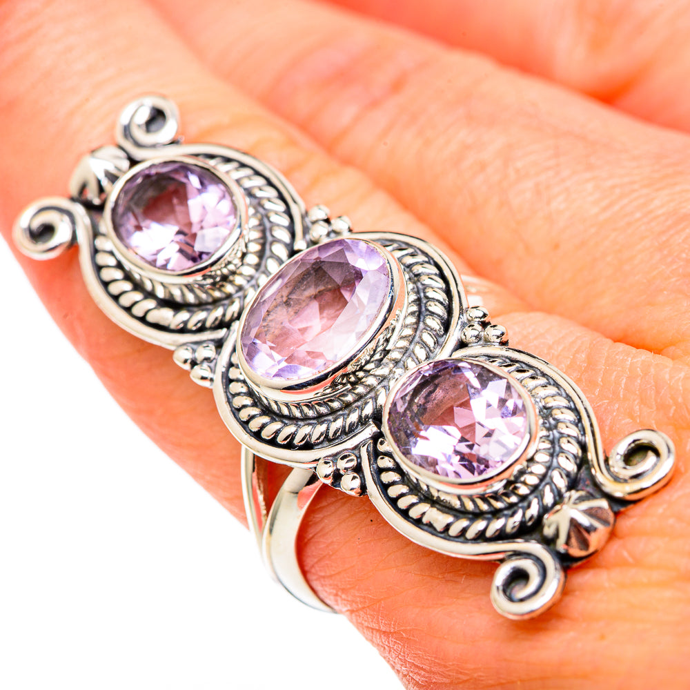 Kunzite Rings handcrafted by Ana Silver Co - RING99866