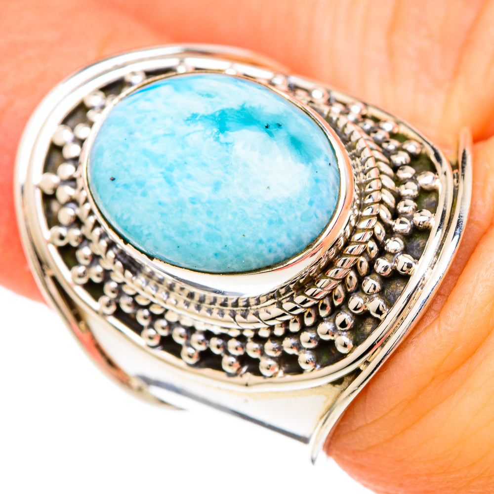 Larimar Rings handcrafted by Ana Silver Co - RING99872