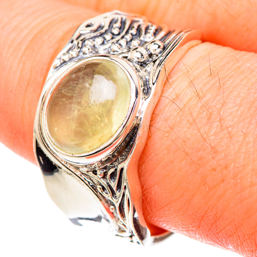 Prehnite Rings handcrafted by Ana Silver Co - RING99879