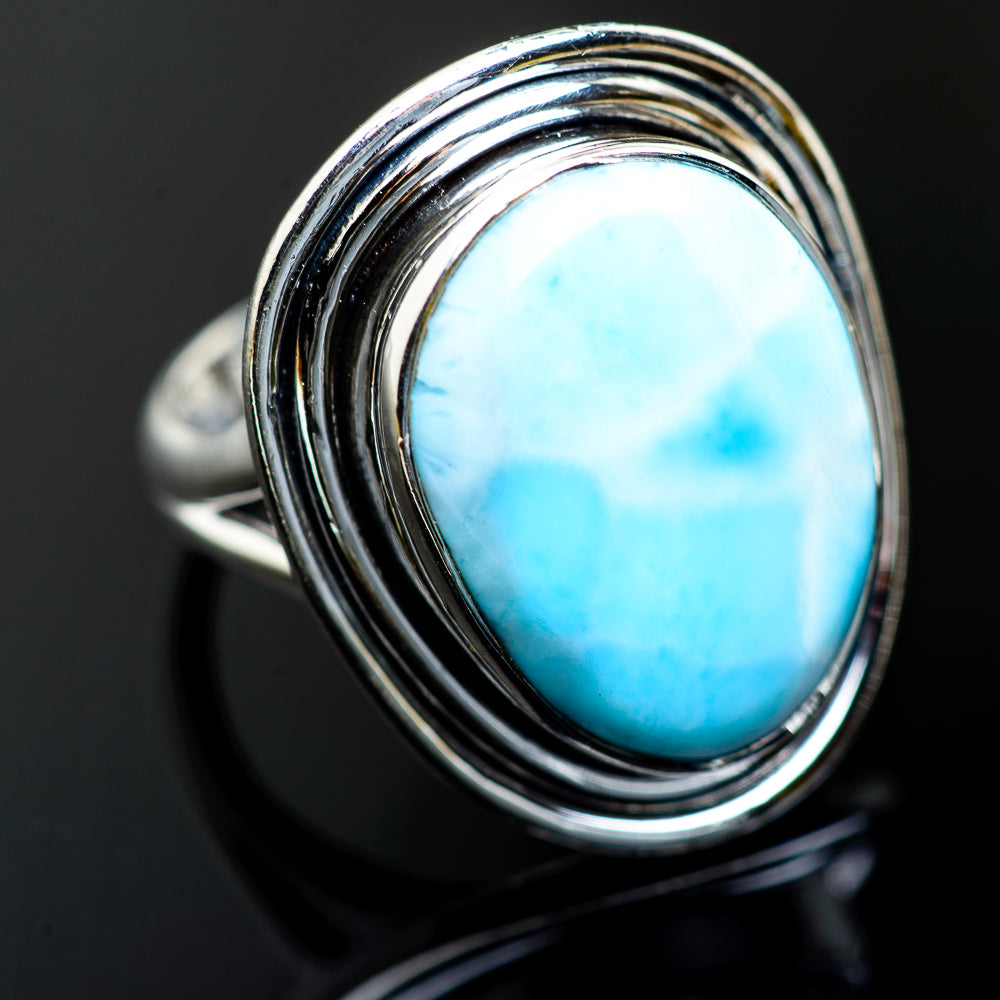 Larimar Rings handcrafted by Ana Silver Co - RING998829