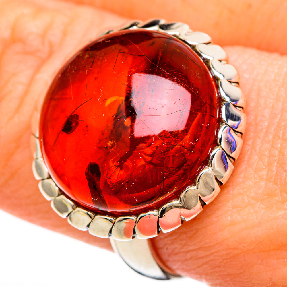 Baltic Amber Rings handcrafted by Ana Silver Co - RING99886