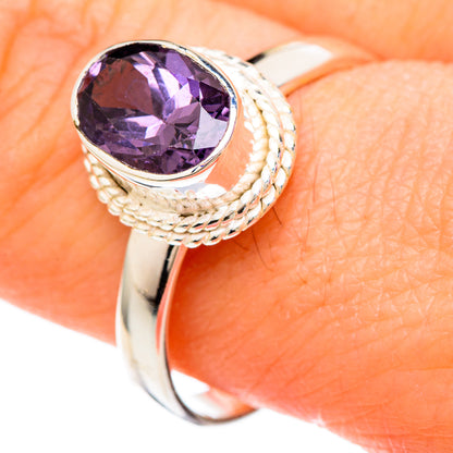 Purple Spinel Rings handcrafted by Ana Silver Co - RING99895
