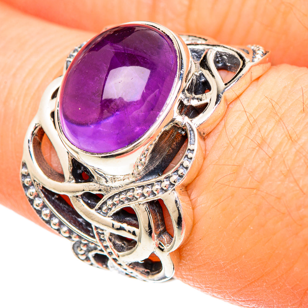 Amethyst Rings handcrafted by Ana Silver Co - RING99897