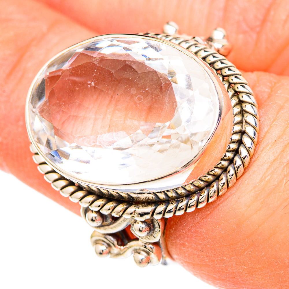 White Quartz Rings handcrafted by Ana Silver Co - RING99904