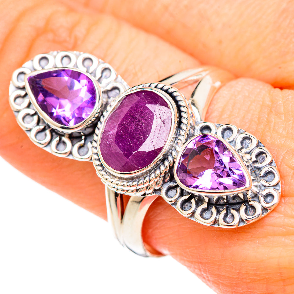Ruby Rings handcrafted by Ana Silver Co - RING99906