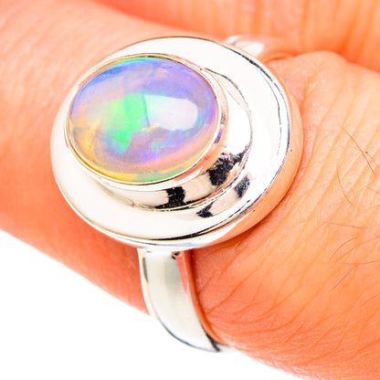 Ethiopian Opal Rings handcrafted by Ana Silver Co - RING99909