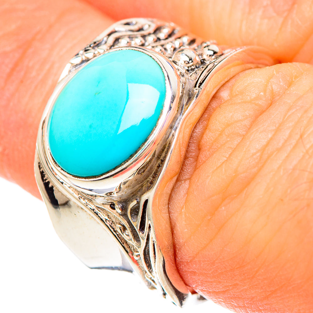Larimar Rings handcrafted by Ana Silver Co - RING99911