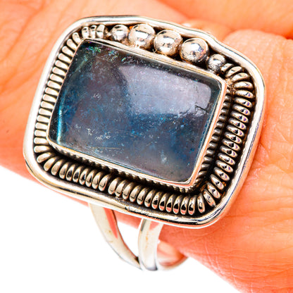 Blue Fluorite Rings handcrafted by Ana Silver Co - RING99913