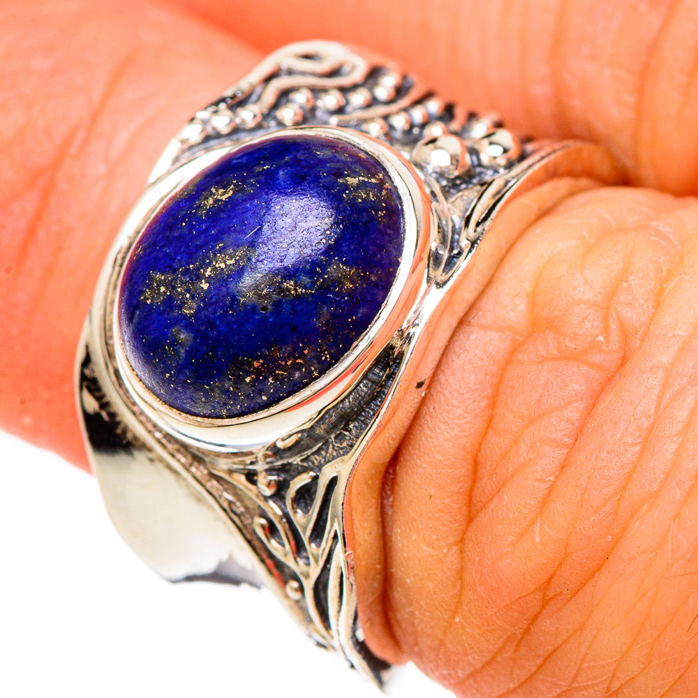 Lapis Lazuli Rings handcrafted by Ana Silver Co - RING99914