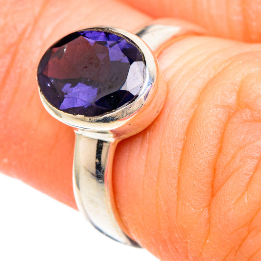 Violet Spinel Rings handcrafted by Ana Silver Co - RING99916