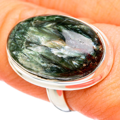 Seraphinite Rings handcrafted by Ana Silver Co - RING99919