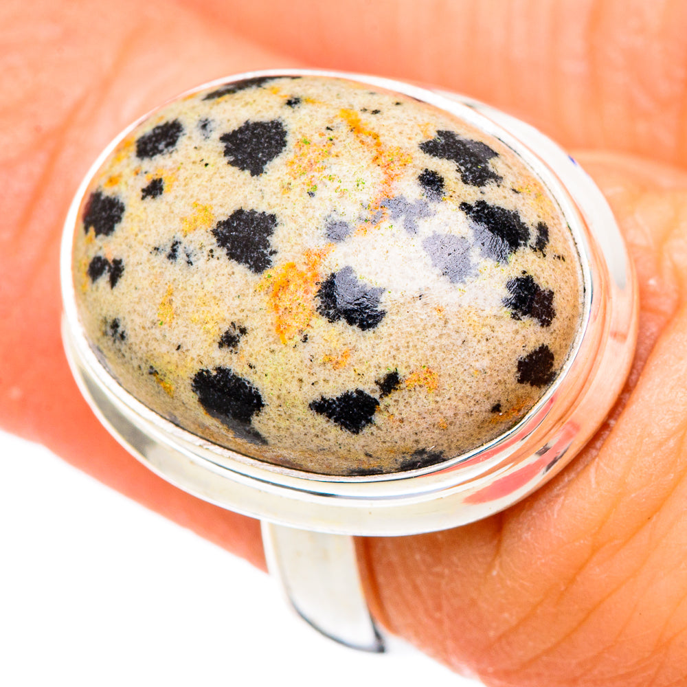 Dalmatian Jasper Rings handcrafted by Ana Silver Co - RING99922