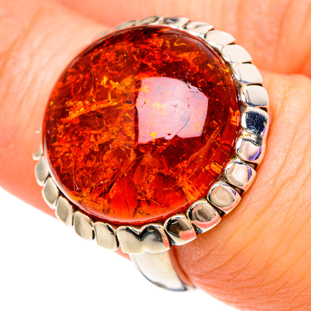 Baltic Amber Rings handcrafted by Ana Silver Co - RING99926