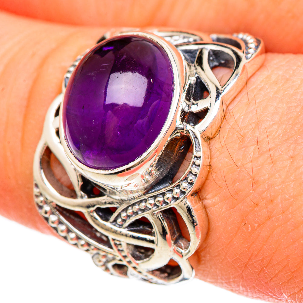 Amethyst Rings handcrafted by Ana Silver Co - RING99937