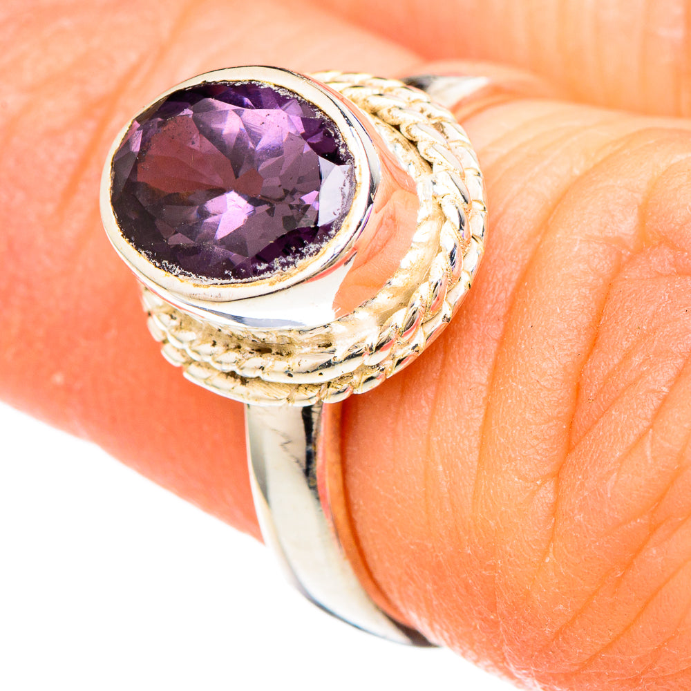 Purple Spinel Rings handcrafted by Ana Silver Co - RING99938