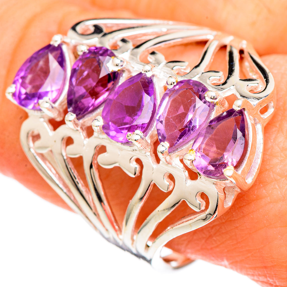 Color Change Alexandrite (lab.) Rings handcrafted by Ana Silver Co - RING99941
