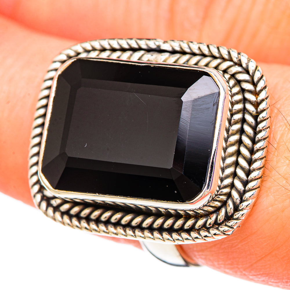 Black Onyx Rings handcrafted by Ana Silver Co - RING99943