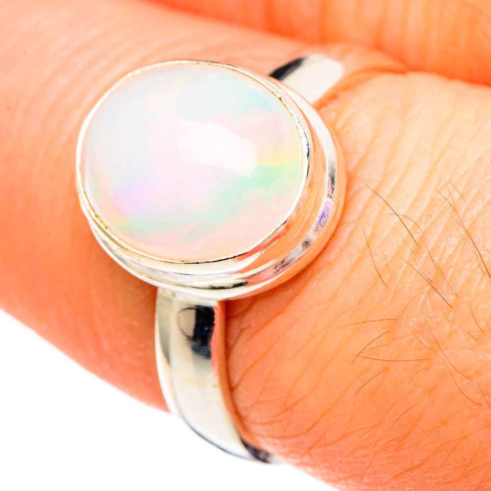 Ethiopian Opal Rings handcrafted by Ana Silver Co - RING99946