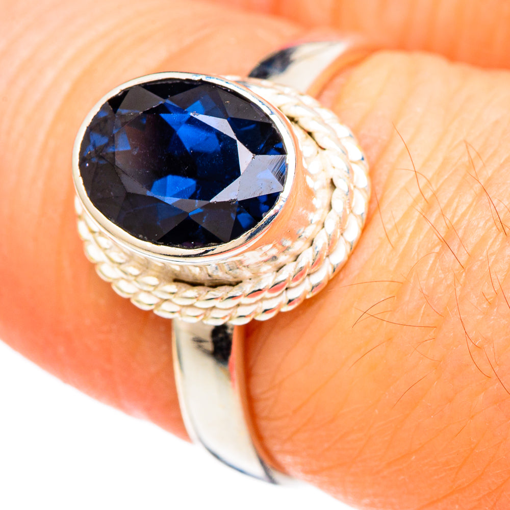 Blue Spinel Rings handcrafted by Ana Silver Co - RING99949