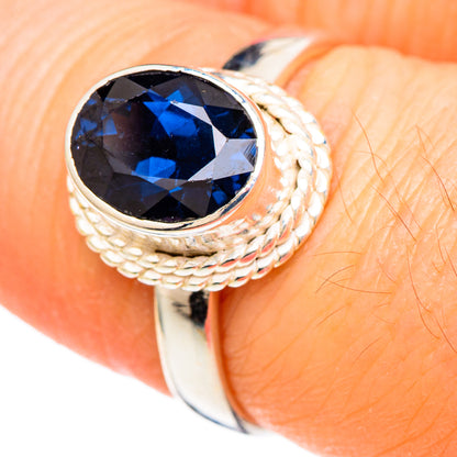 Blue Spinel Rings handcrafted by Ana Silver Co - RING99949